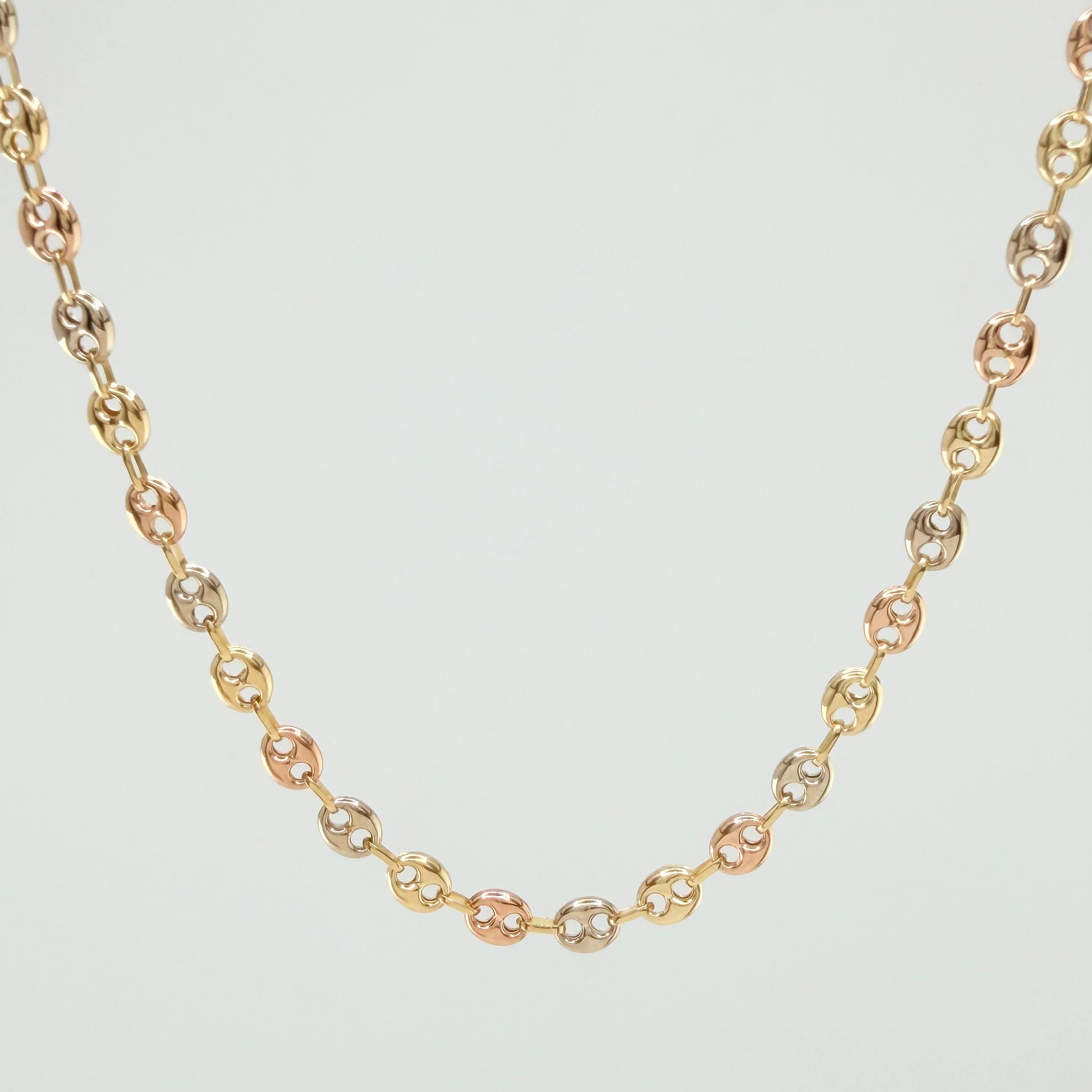 Cadena GC 7.2gr / 25 1/2 in / 3.6mm Tres Oros 18K ©