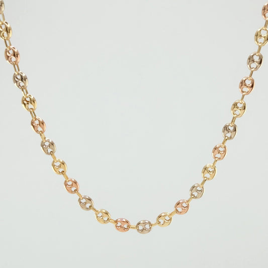 Cadena GC 7.2gr / 25 1/2 in / 3.6mm Tres Oros 18K ©