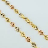 Cadena GC 7.2gr / 25 1/2 in / 3.6mm Tres Oros 18K ©