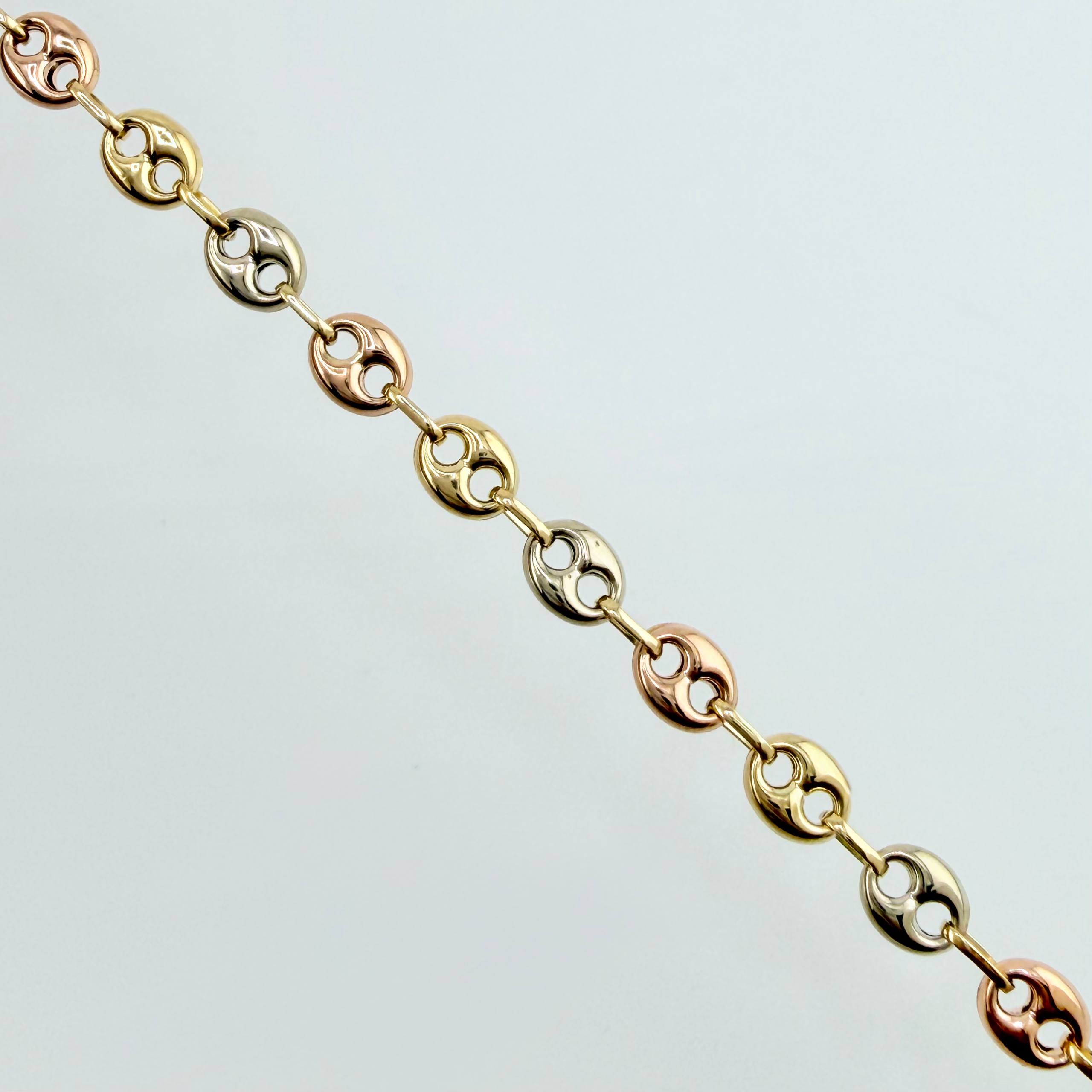 Cadena GC 7.2gr / 25 1/2 in / 3.6mm Tres Oros 18K ©