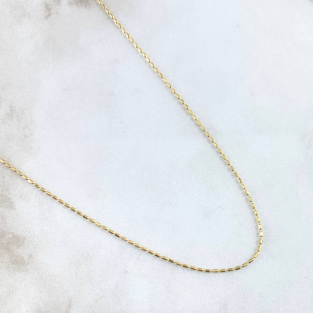 Chain Cylinder 2.75gr / 60cm / 1mm Yellow Gold +3 18K ©