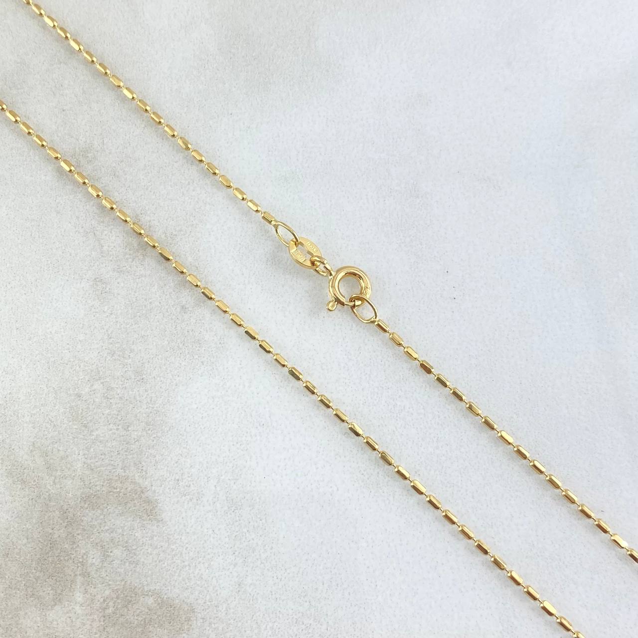 Chain Cylinder 2.75gr / 60cm / 1mm Yellow Gold +3 18K ©