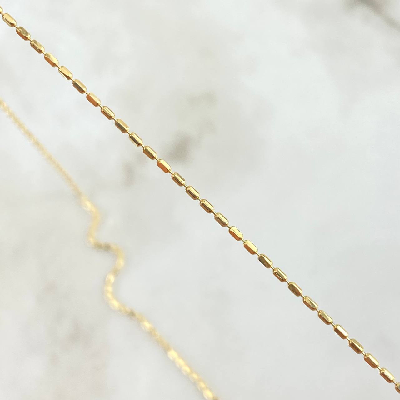 Chain Cylinder 2.35gr / 50cm / 1.1mm Yellow Gold +3 18K