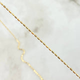 Chain Cylinder 2.75gr / 60cm / 1mm Yellow Gold +3 18K ©