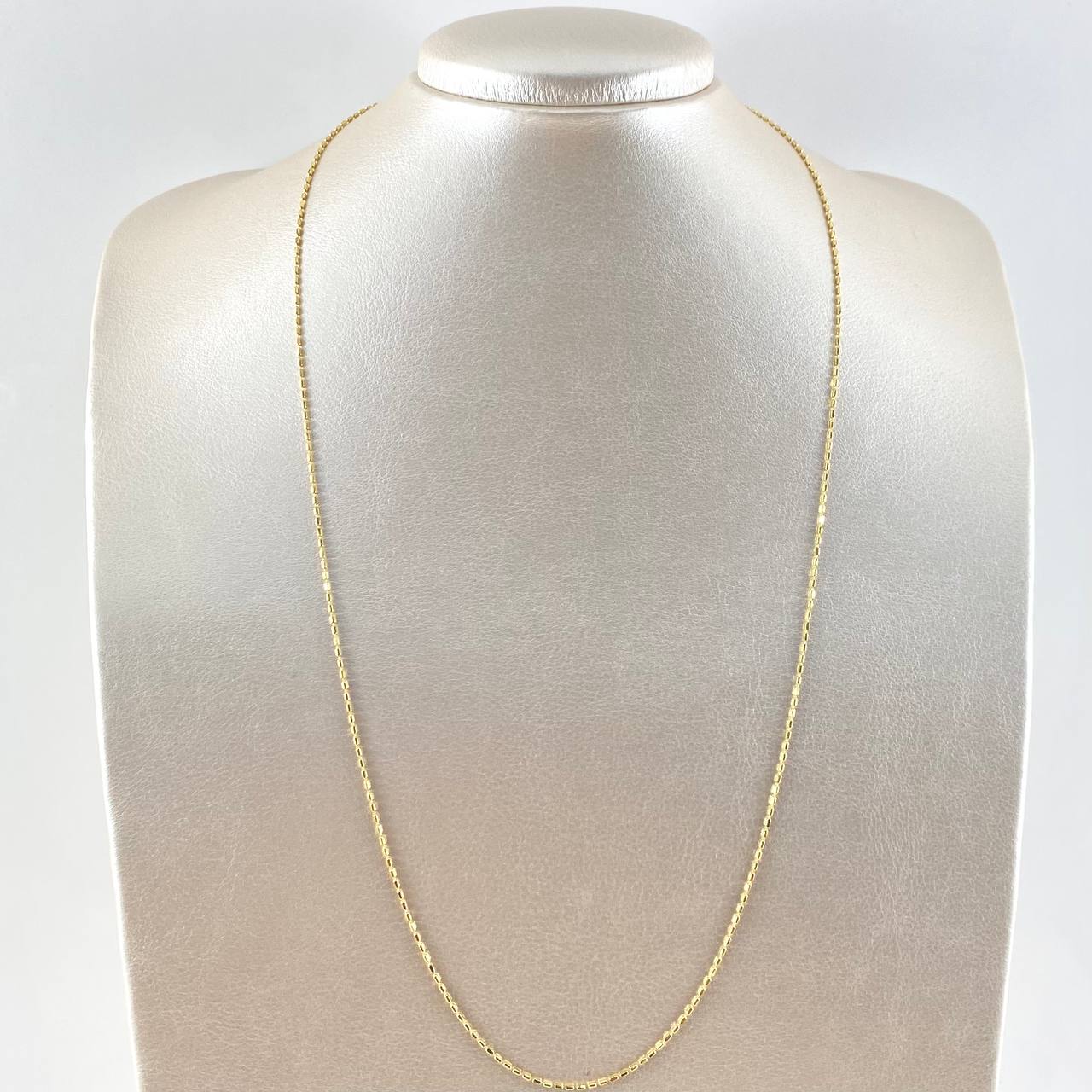 Chain Cylinder 2.35gr / 50cm / 1.1mm Yellow Gold +3 18K