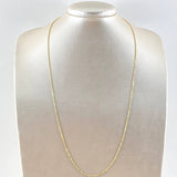 Chain Cylinder 2.75gr / 60cm / 1mm Yellow Gold +3 18K ©