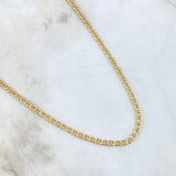 Flat Mariner Chain 14.2gr / 60cm / 3.2mm Yellow Gold +3 18K ©