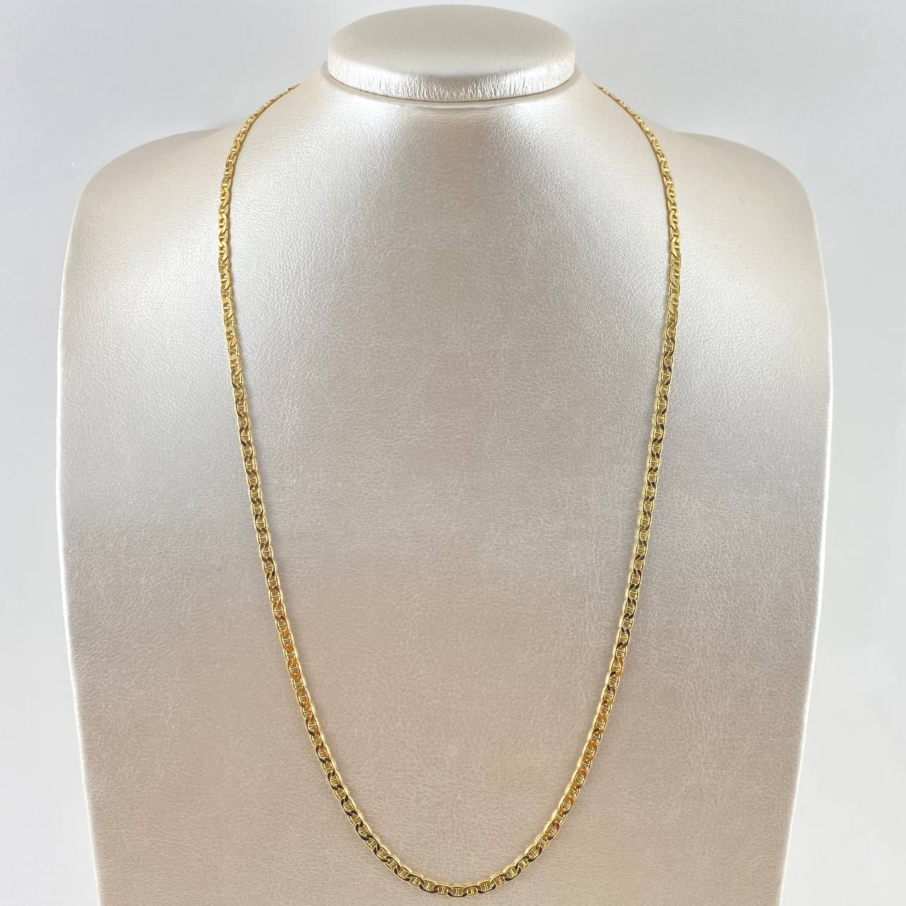Flat Mariner Chain 13.75gr / 60cm / 3.5mm Yellow Gold +3 18K *