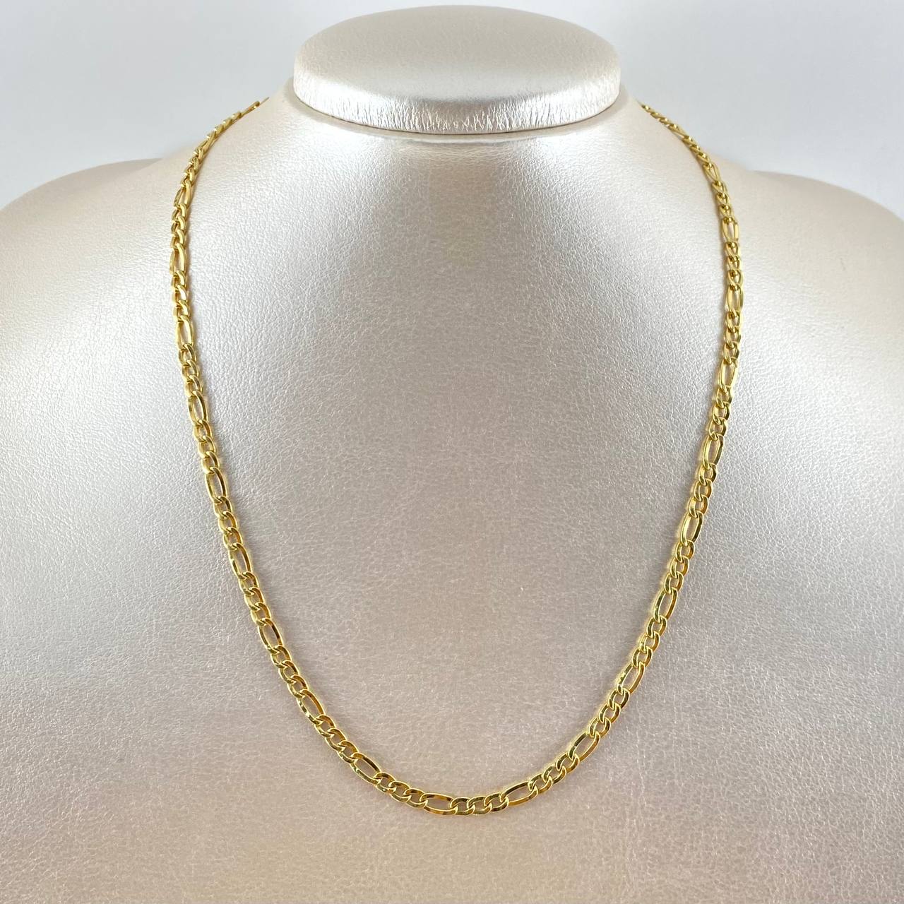 Cadena Figaro 4.8gr / 50cm / 3.3mm Oro Amarillo +0 18K ©
