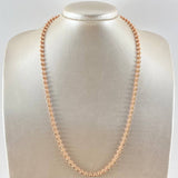 Military Chain 23.2gr / 55cm / 4mm Bead Diamond Cut Moon 18K Yellow Gold ©