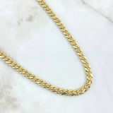 Cuban Links Infinite 24.25gr / 60cm / 6.2mm Diamond Cut Partial Yellow Gold +2 18K ©