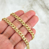 Cuban Links Infinite 24.25gr / 60cm / 6.2mm Diamond Cut Partial Yellow Gold +2 18K ©