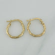 Candongas Sami 1.3 g / 3/4 in Oro Amarillo 18K