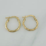 Candongas Sami 1.3 g / 3/4 in Oro Amarillo 18K