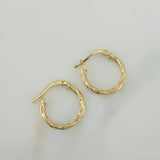 Candongas Sami 1.3 g / 3/4 in Oro Amarillo 18K