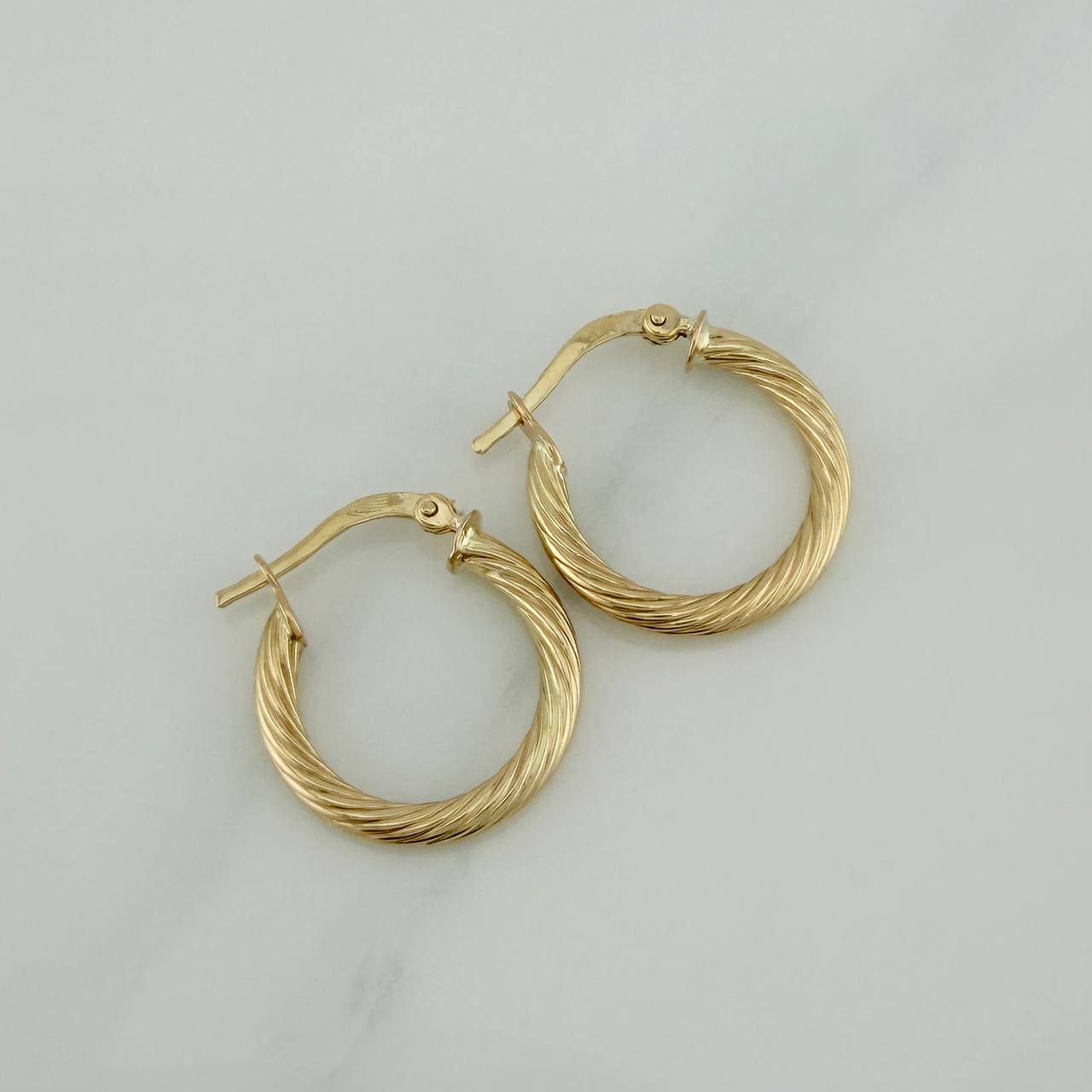 Candongas Sofi 1.95 g / 3/4 in Oro Amarillo 18K
