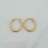 Candongas Mary 1.8 g / 3/4 in Oro Amarillo 18K