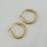 Hoop Earrings Niky 2.1 g / 3/4 in Yellow Gold 18K