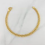 Pulso Cubano 3.55 g / 7 1/2 in / 3.4 mm Oro Amarillo 18K