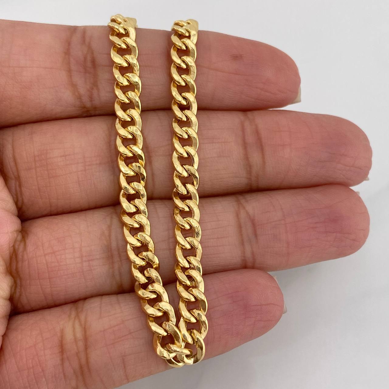 Pulso Cubano 3.55 g / 7 1/2 in / 3.4 mm Oro Amarillo 18K