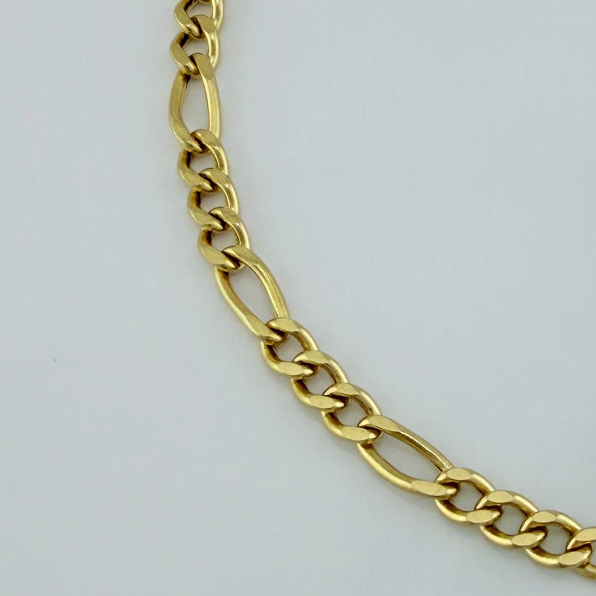 Pulso Figaro 3.65 g / 7 3/4 in / 1.2 mm Oro Amarillo 18K