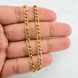 Pulso Figaro 3.65 g / 7 3/4 in / 1.2 mm Oro Amarillo 18K