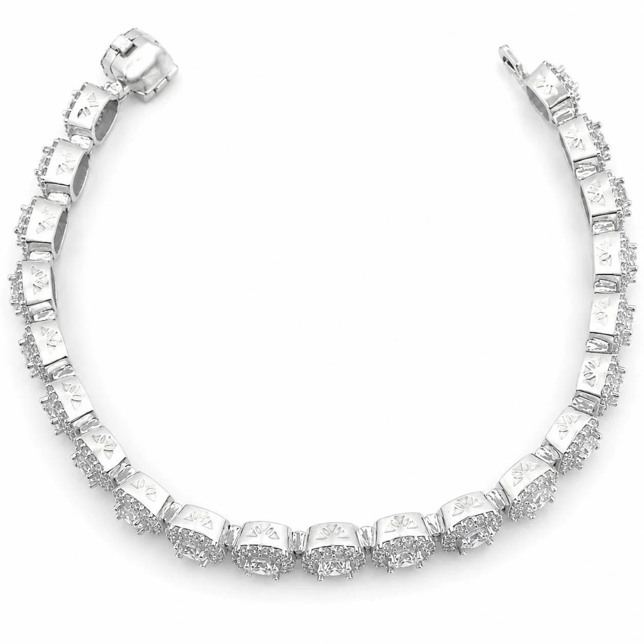 Pulso Tenis 23.75g / 7 3/4 in / 7.4mm Plata 925