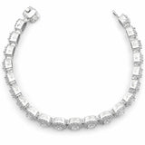 Pulso Tenis 23.75g / 7 3/4 in / 7.4mm Plata 925