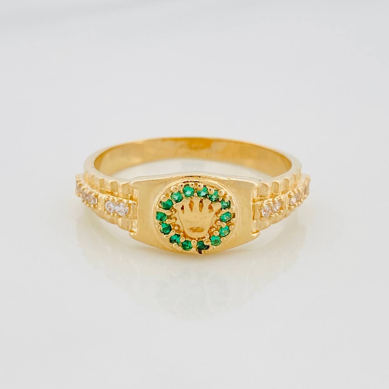 Anillo Correa Corona 4.35 g / T9 1/4 Oro Amarillo 18K
