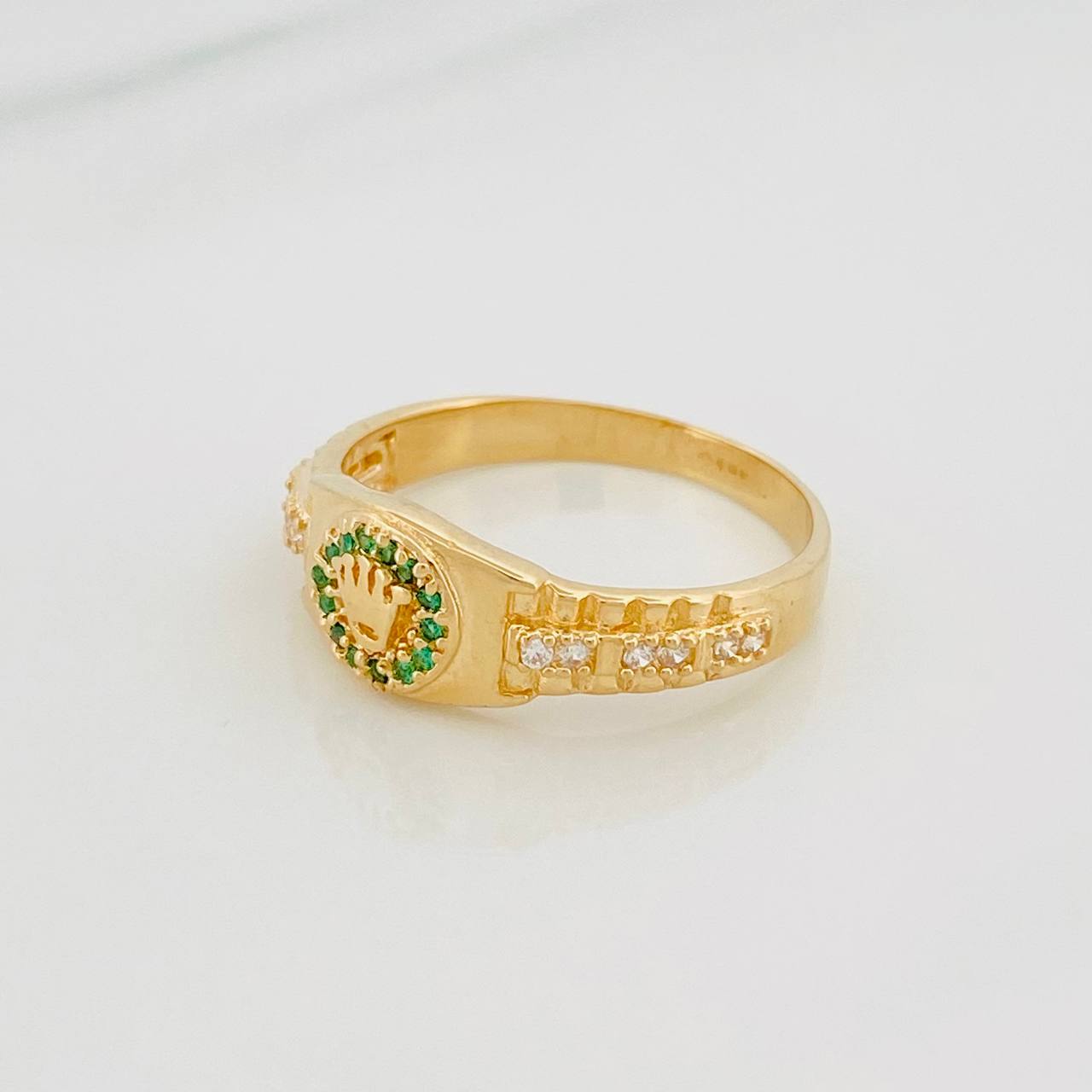 Anillo Correa Corona 4.35 g / T9 1/4 Oro Amarillo 18K
