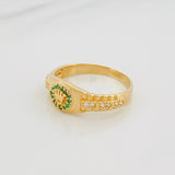 Anillo Correa Corona 4.35 g / T9 1/4 Oro Amarillo 18K