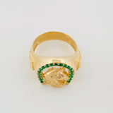 Anillo Herradura Caballo 13.3 g / T11 1/4 Oro Amarillo 18K