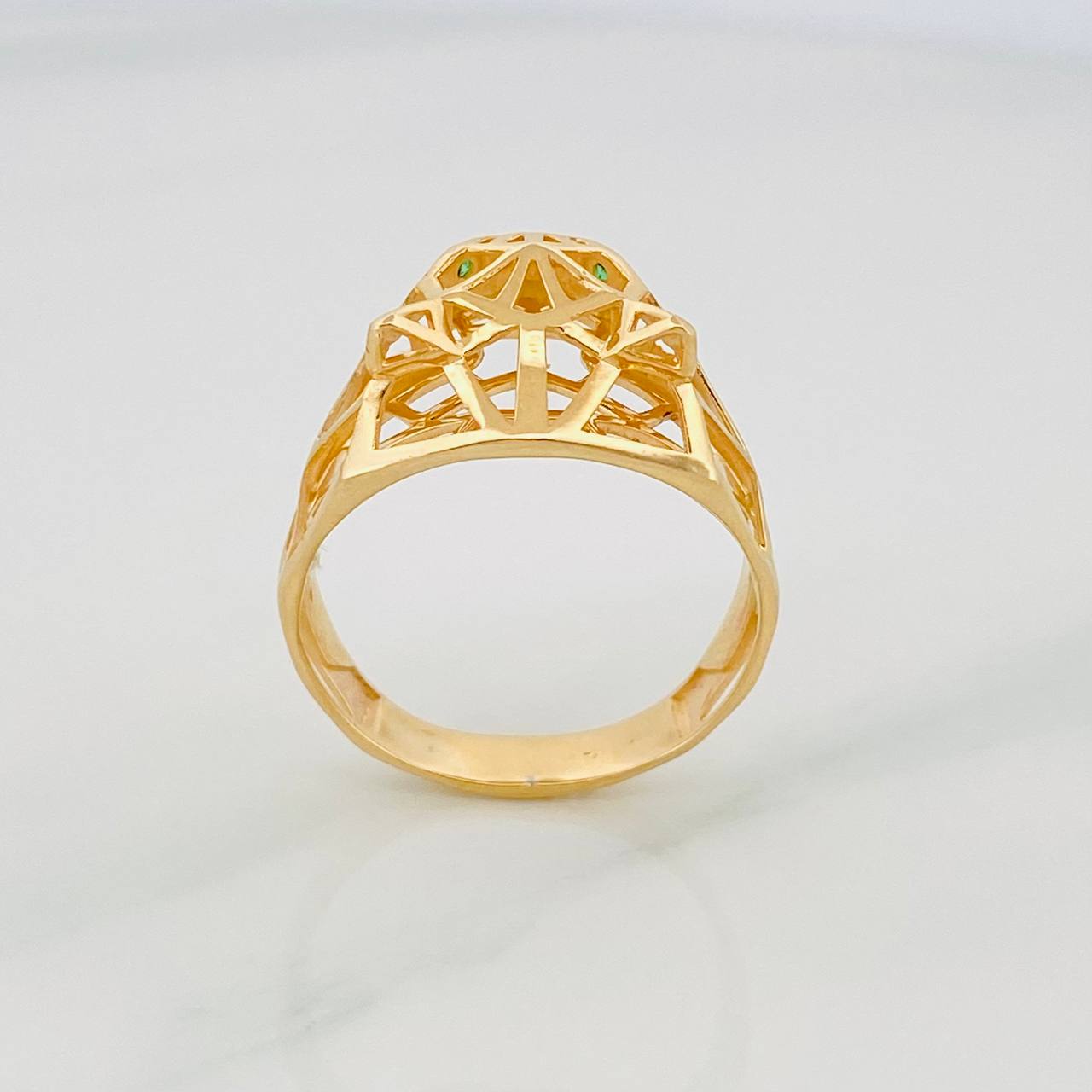 Anillo Pantera 4.55 g / T9 1/4 Oro Amarillo 18K
