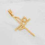 Dije Fe 2.8 g / 1 1/2 in Oro Amarillo 18K