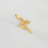 Dije Fe 1.2 g / 3/4 in Oro Amarillo 18K