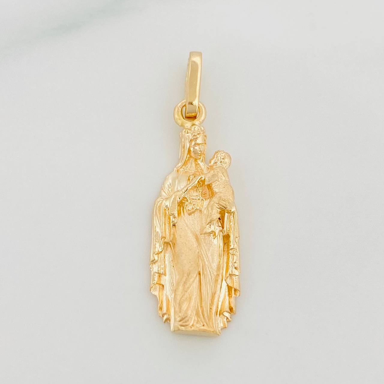 Dije Virgen Del Carmen 2.25 g / 1 1/4 in Oro Amarillo 18K