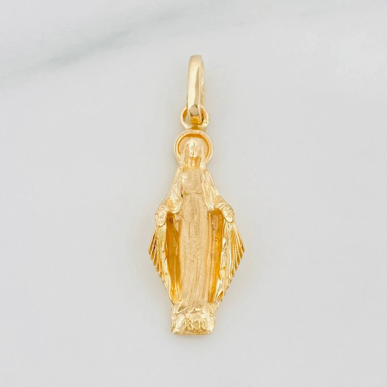 Dije Virgen Milagrosa 2.1g / 1 in Oro Amarillo 18K