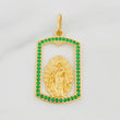 Dije Placa Virgen Del Carmen 4.55 g / 1 1/4 in Oro Amarillo 18K