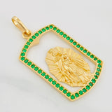 Dije Placa Virgen Del Carmen 4.55 g / 1 1/4 in Oro Amarillo 18K