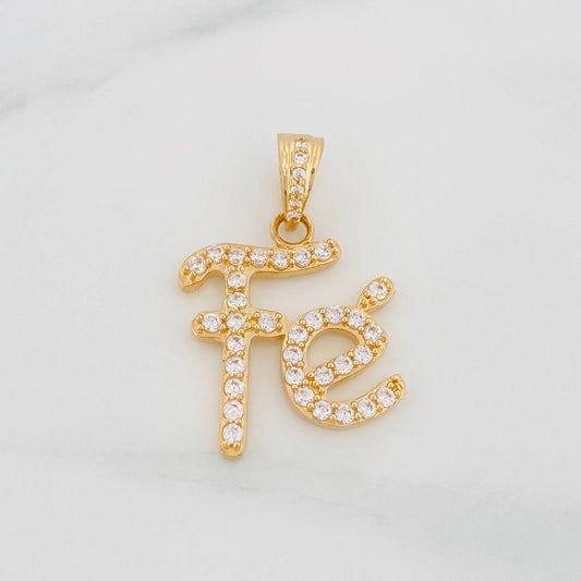Dije Fe 2.35 g / 3/4 in Oro Amarillo 18K