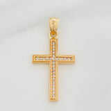 Dije Cruz 2.4 g / 1 1/4 in Oro Amarillo 18K