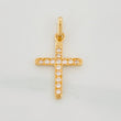Dije Cruz 1.05 g / 3/4 in Oro Amarillo 18K