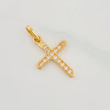 Dije Cruz 1.05 g / 3/4 in Oro Amarillo 18K