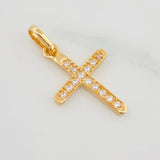 Dije Cruz 1.05 g / 3/4 in Oro Amarillo 18K