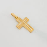 Dije Cruz 1.25 g / 1 in Oro Amarillo 18K