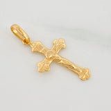 Dije Cruz Cristo 0.65 g / 3/4 in Oro Amarillo 18K