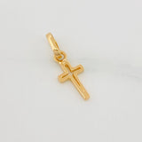 Dije Cruz 0.55 g / 3/4 in Oro Amarillo 18K