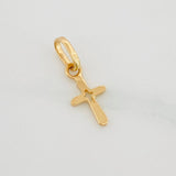 Dije Cruz Cristo 0.45 g / 1/2 in Oro Amarillo 18K
