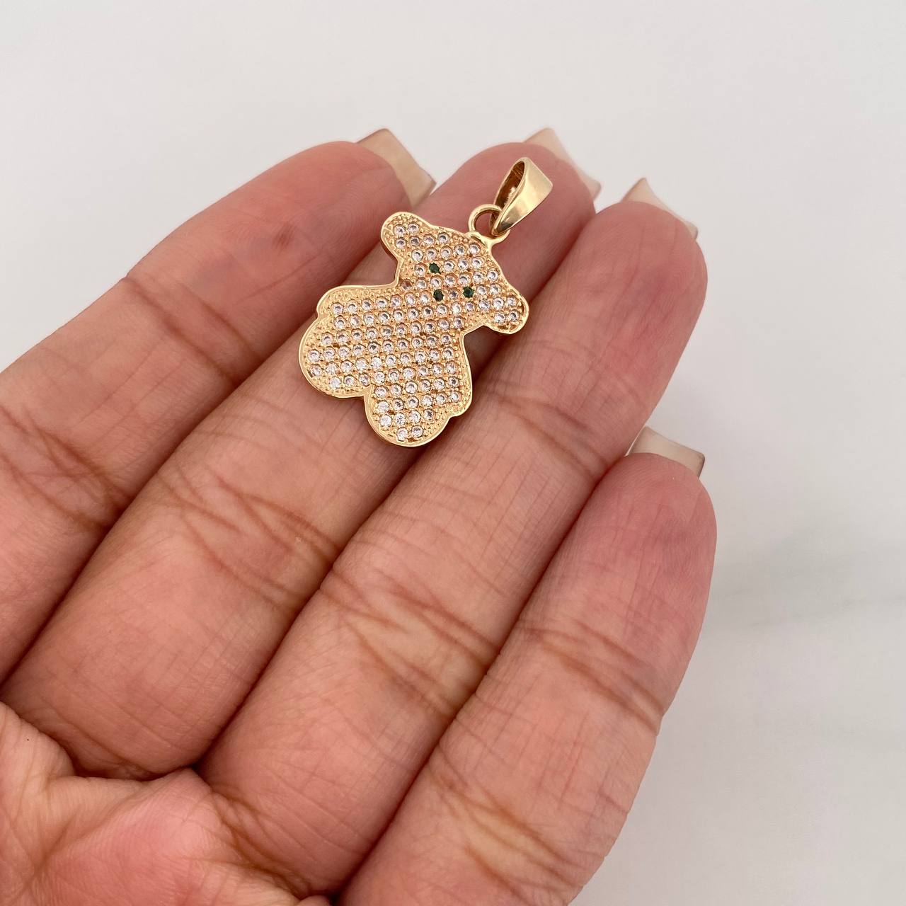 Dije Oso Ts 2.75 g / 1 1/4 in Oro Amarillo 18K