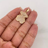Dije Oso Ts 2.75 g / 1 1/4 in Oro Amarillo 18K